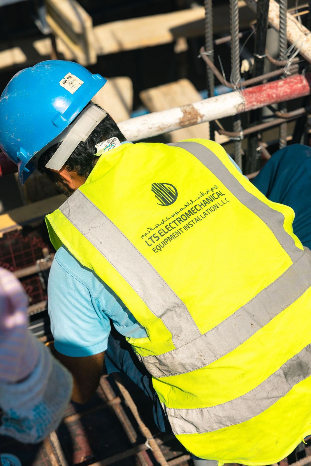 Our team installing embedded services