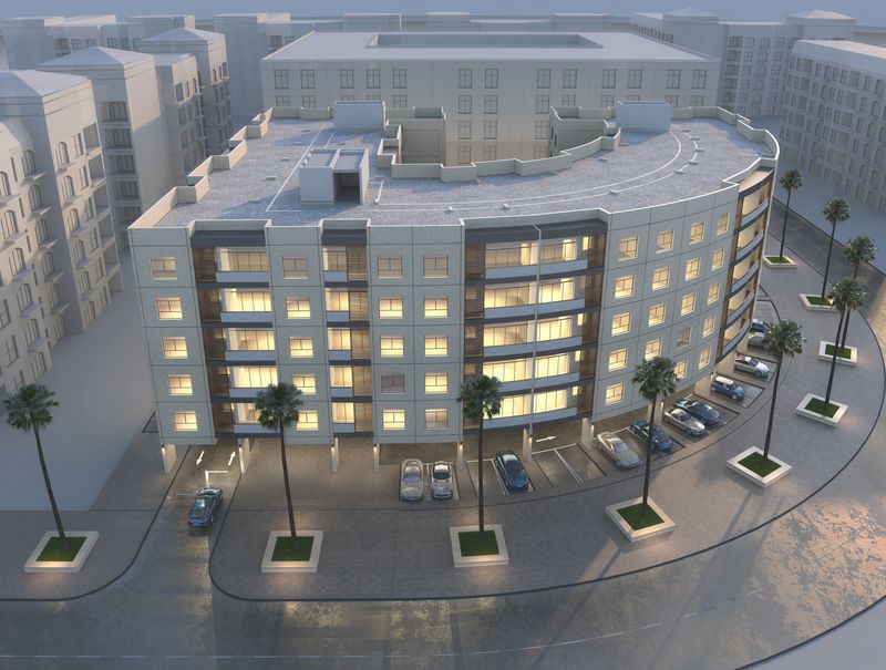 G+5 Residential Building, Residential project in Dubai