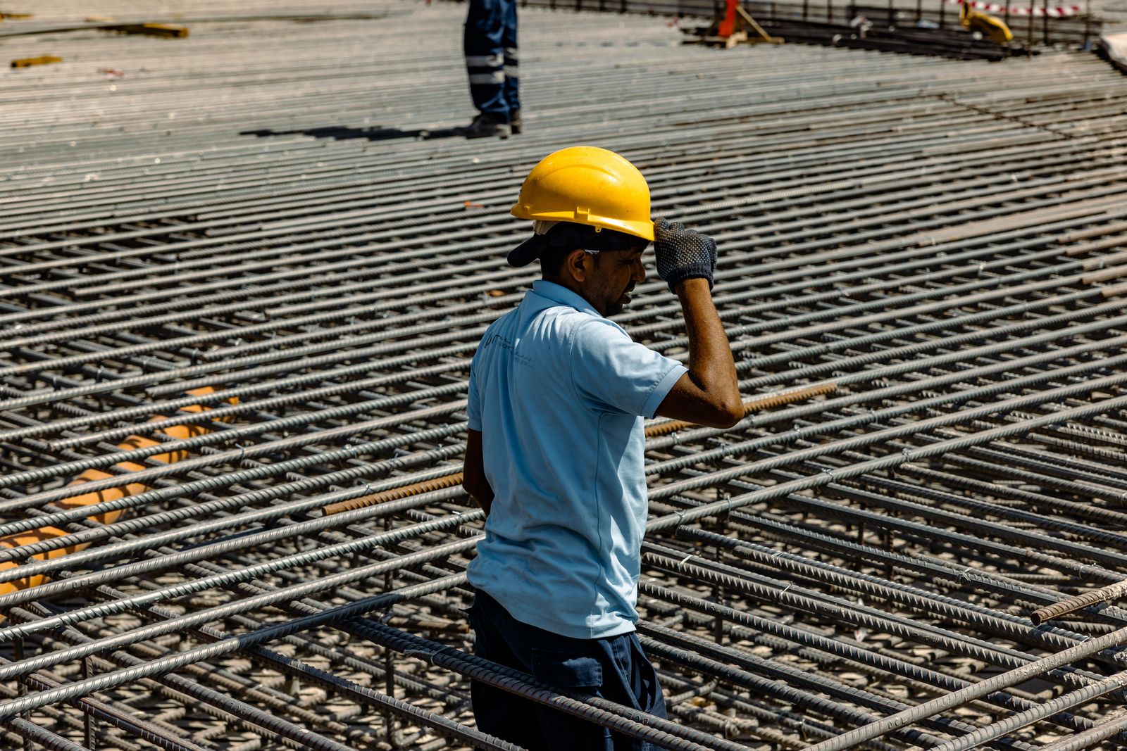 Embedded drainage before slab pour