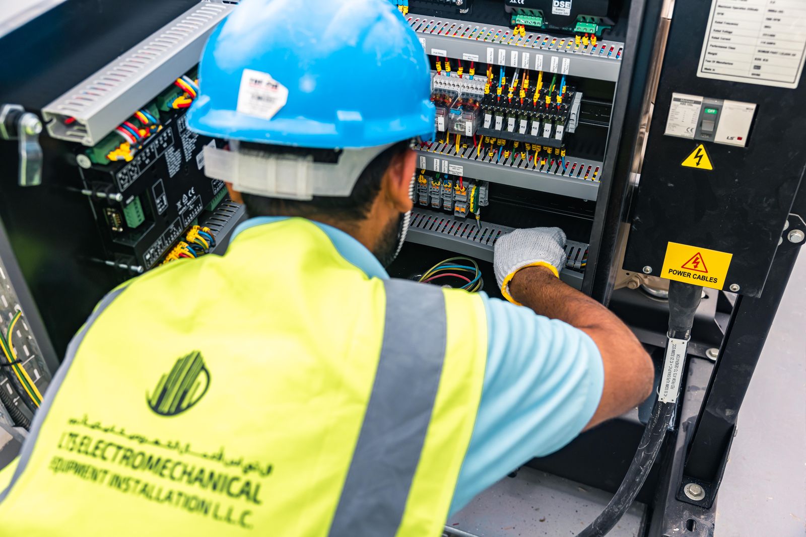 Control panel wiring
