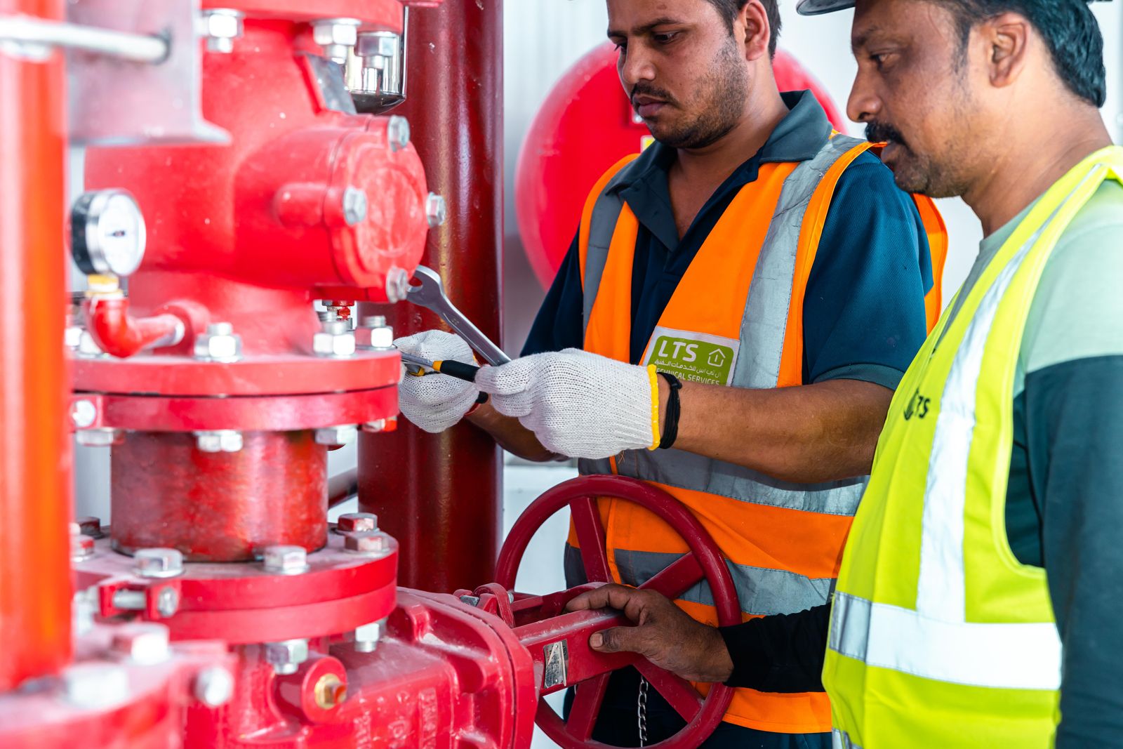 Fire pump room