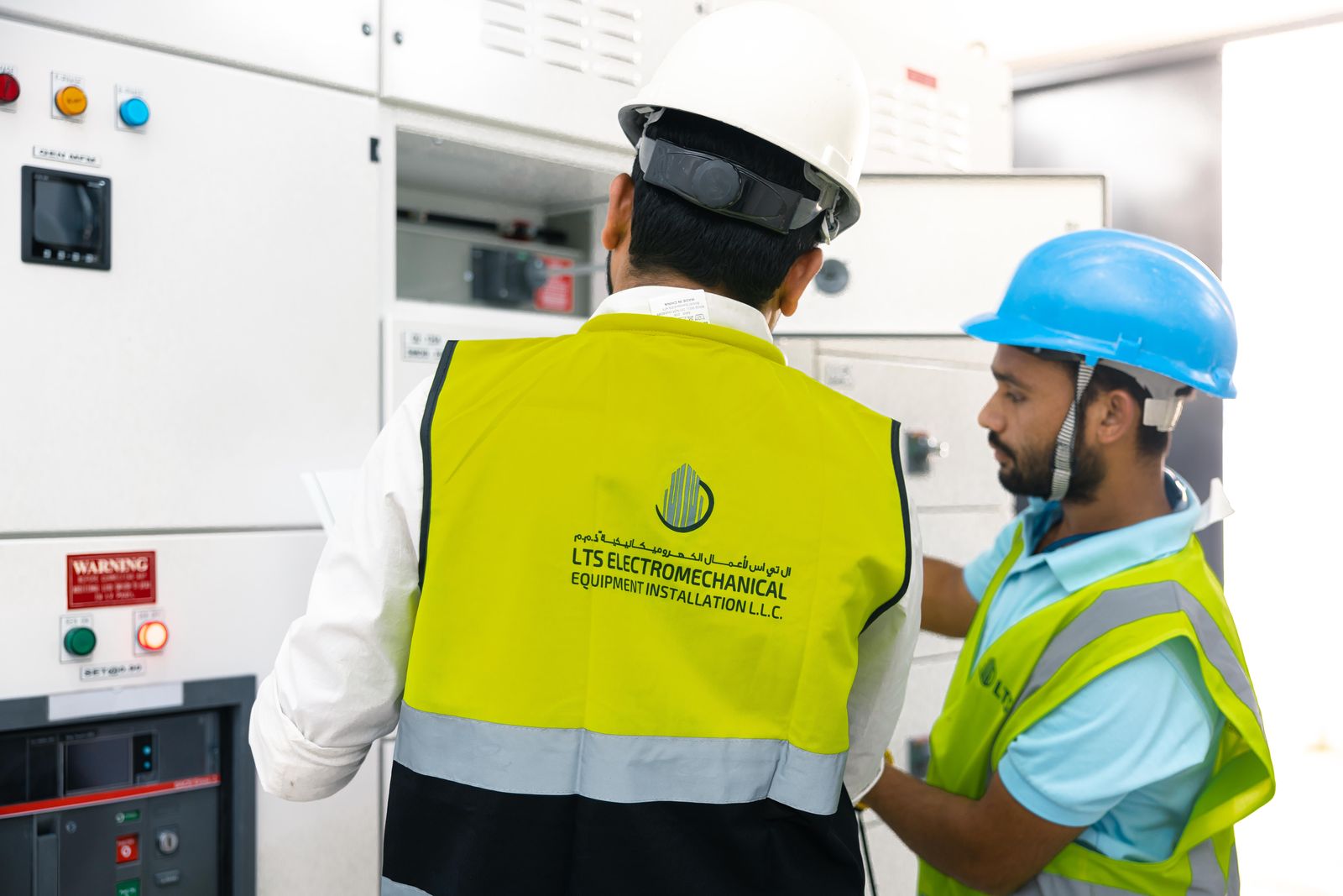 Switchgear inspection with the client